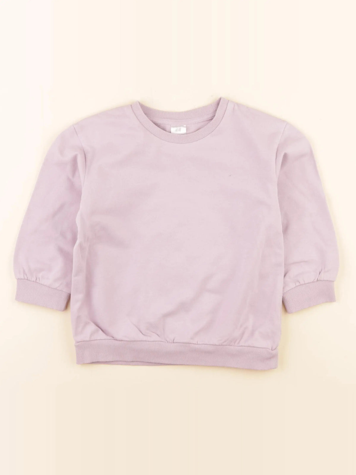 H&M - sweat violet - 2/3 ans