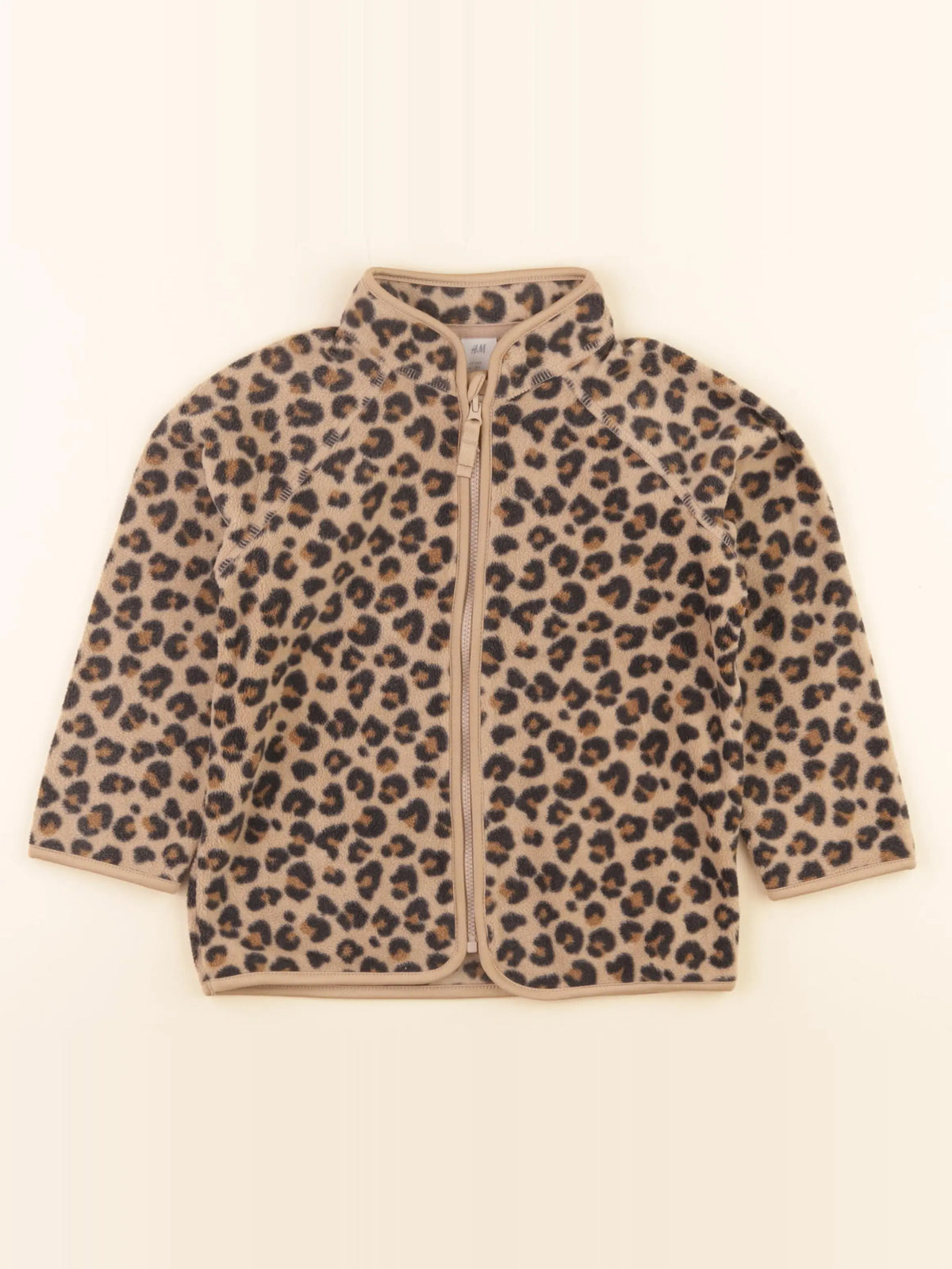 H&M - polaire marron, noir - 3/4 ans