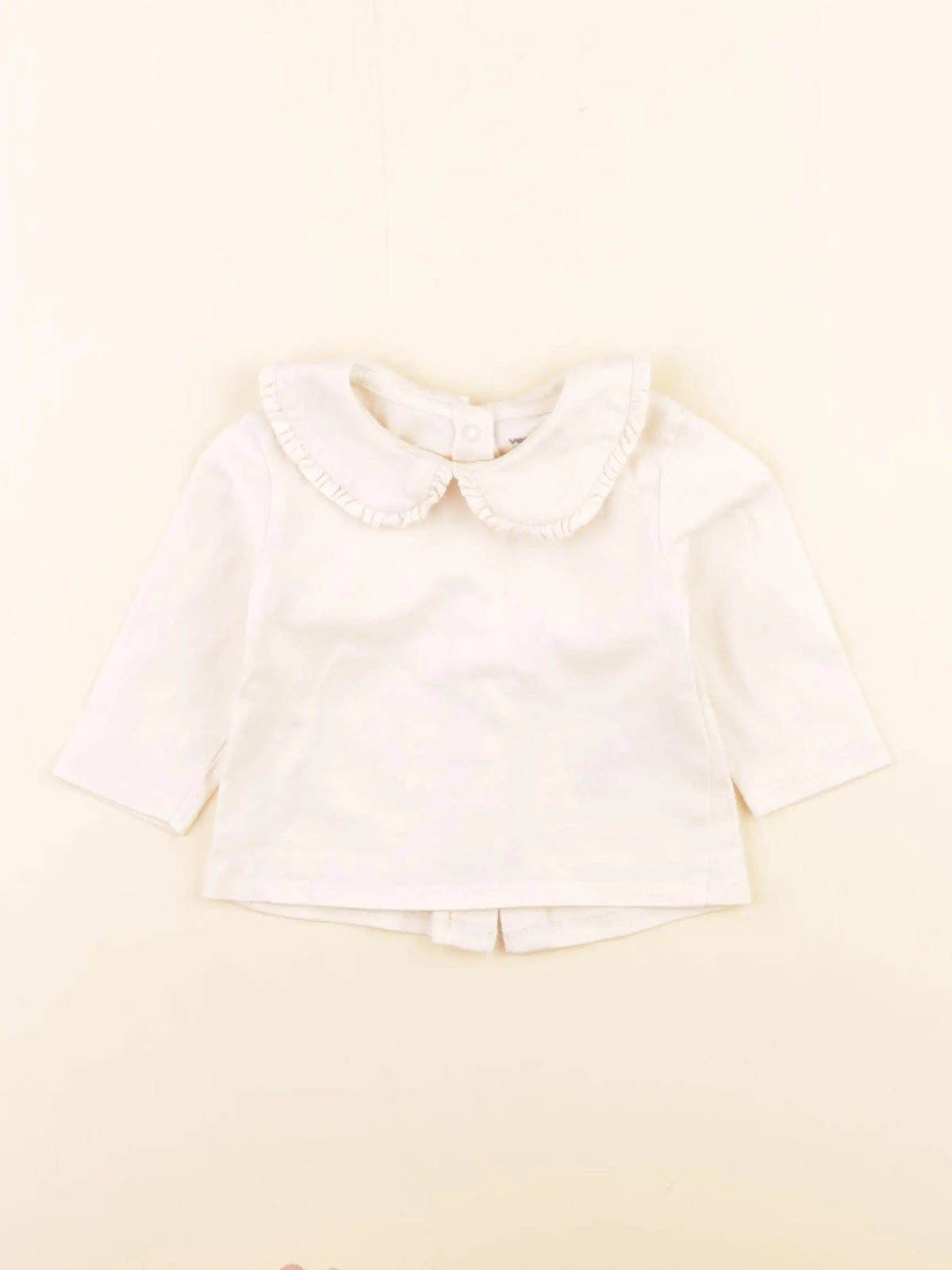 Vertbaudet - tee-shirt beige - 3 mois