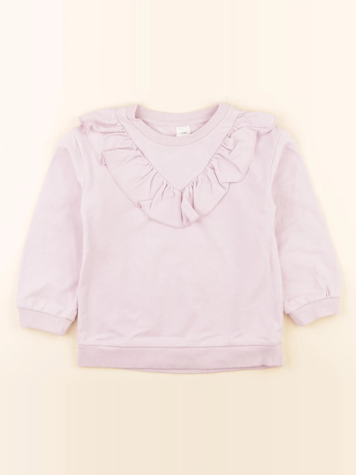 H&M - sweat violet - 2/3 ans