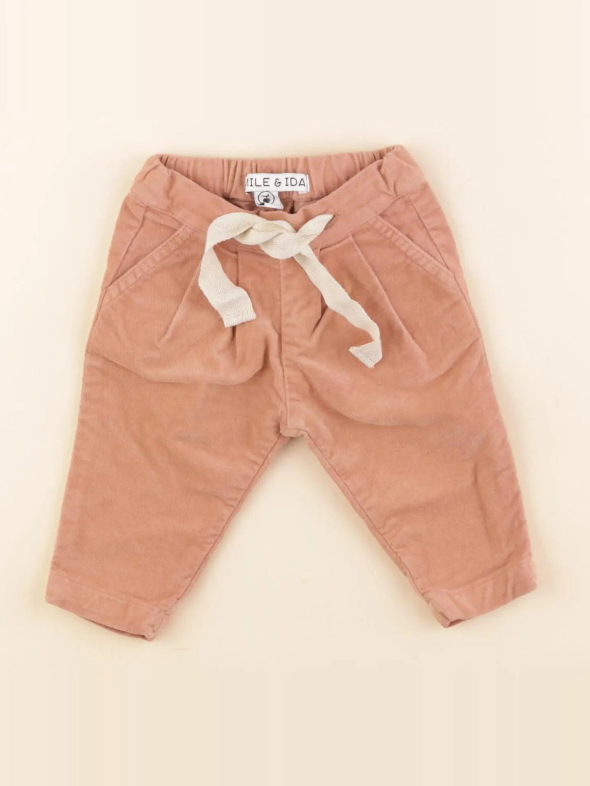 Emile et Ida - pantalon orange - 3 mois