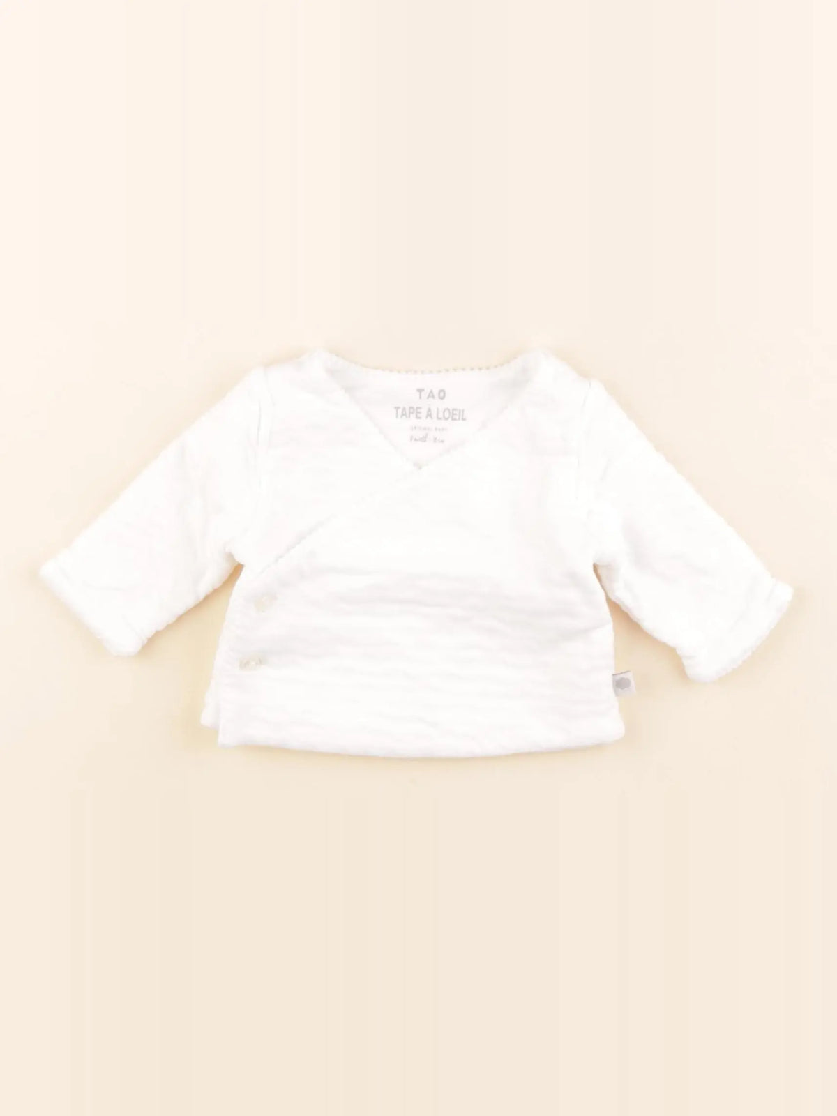 Tape à l'oeil - sweat blanc - 0 mois
