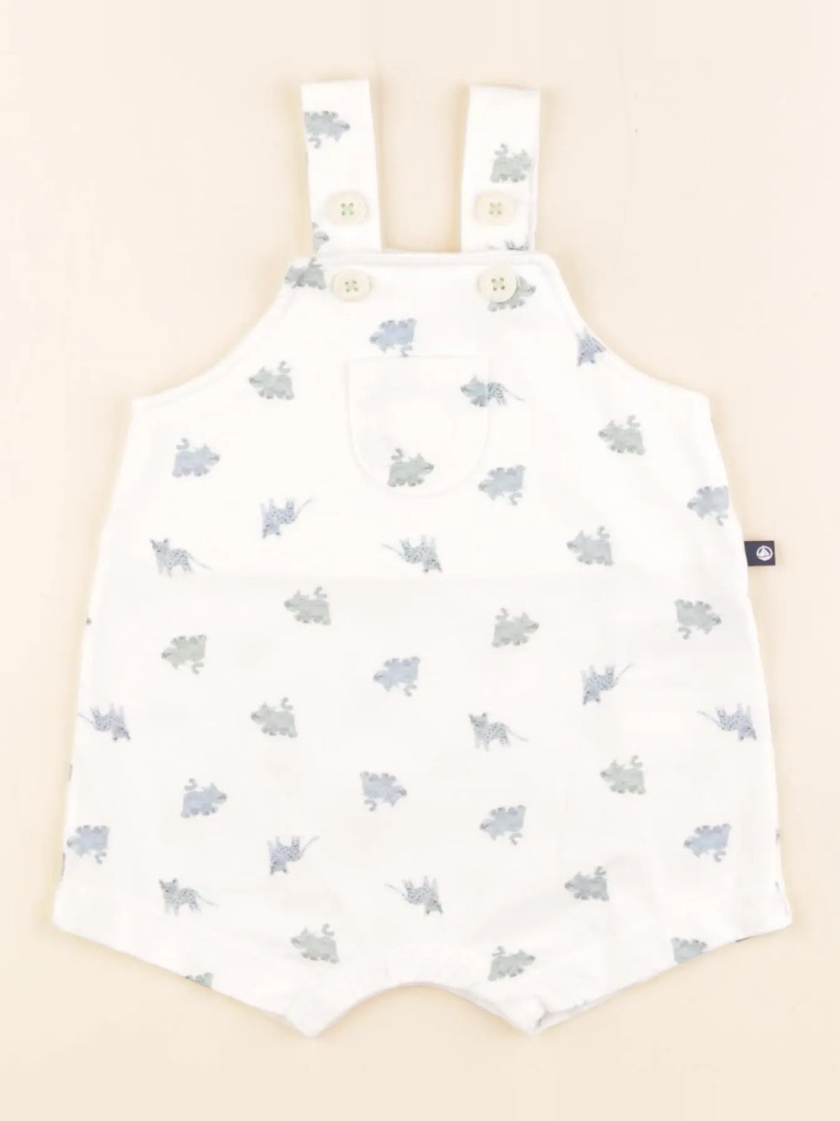 Petit Bateau - combinaison blanc - 3 mois