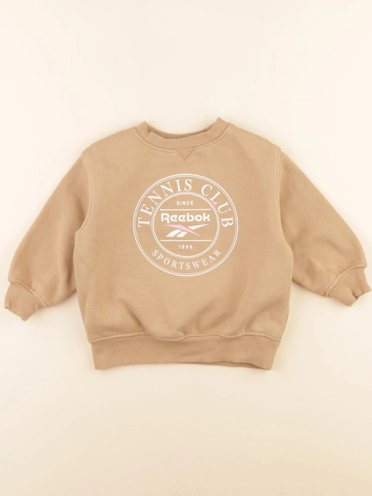 H&M - sweat beige - 18/24 mois