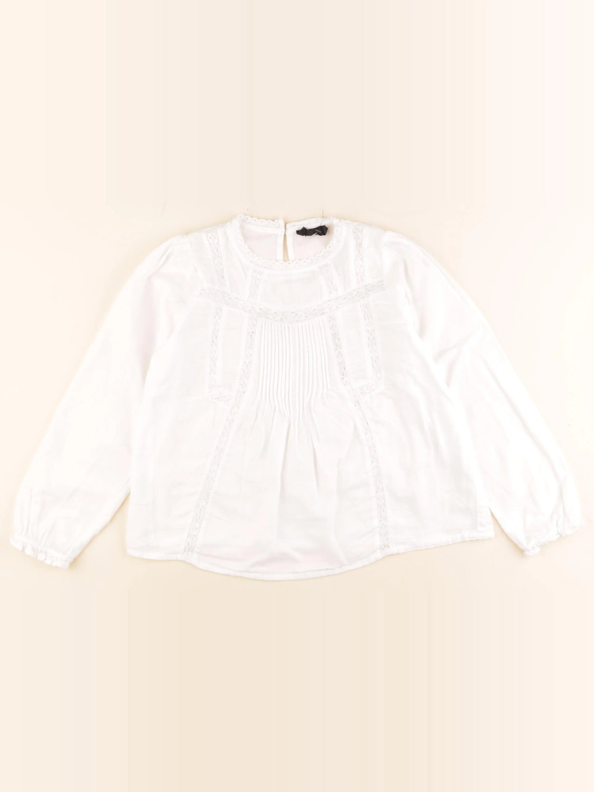 Monoprix - blouse blanc - 10 ans