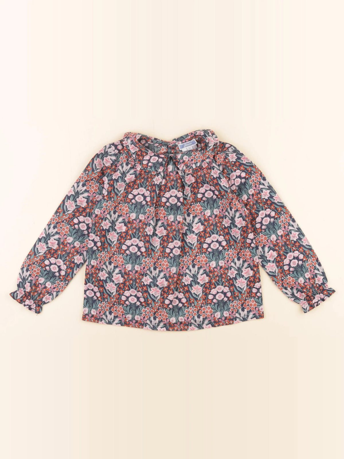 Jacadi - blouse liberty multicolore - 4 ans