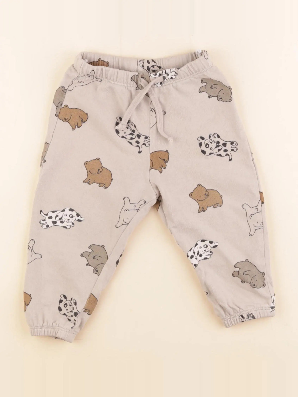H&M - pantalon marron - 12/18 mois