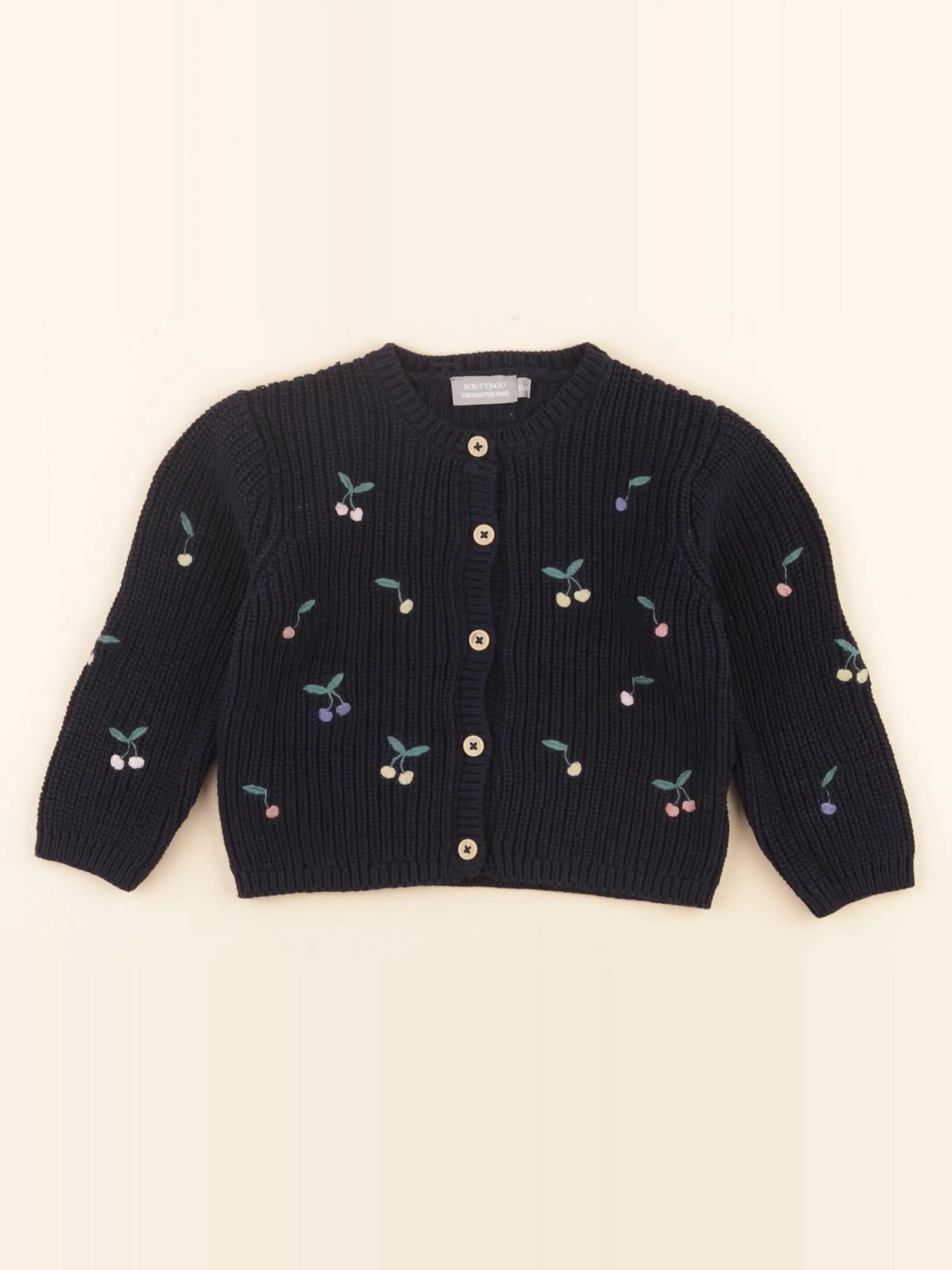 Boutchou - gilet bleu - 18 mois