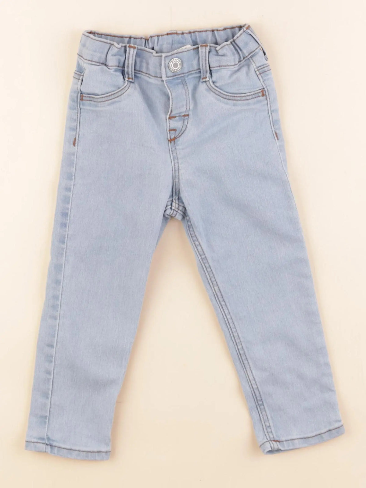H&M - jegging bleu - 12/18 mois