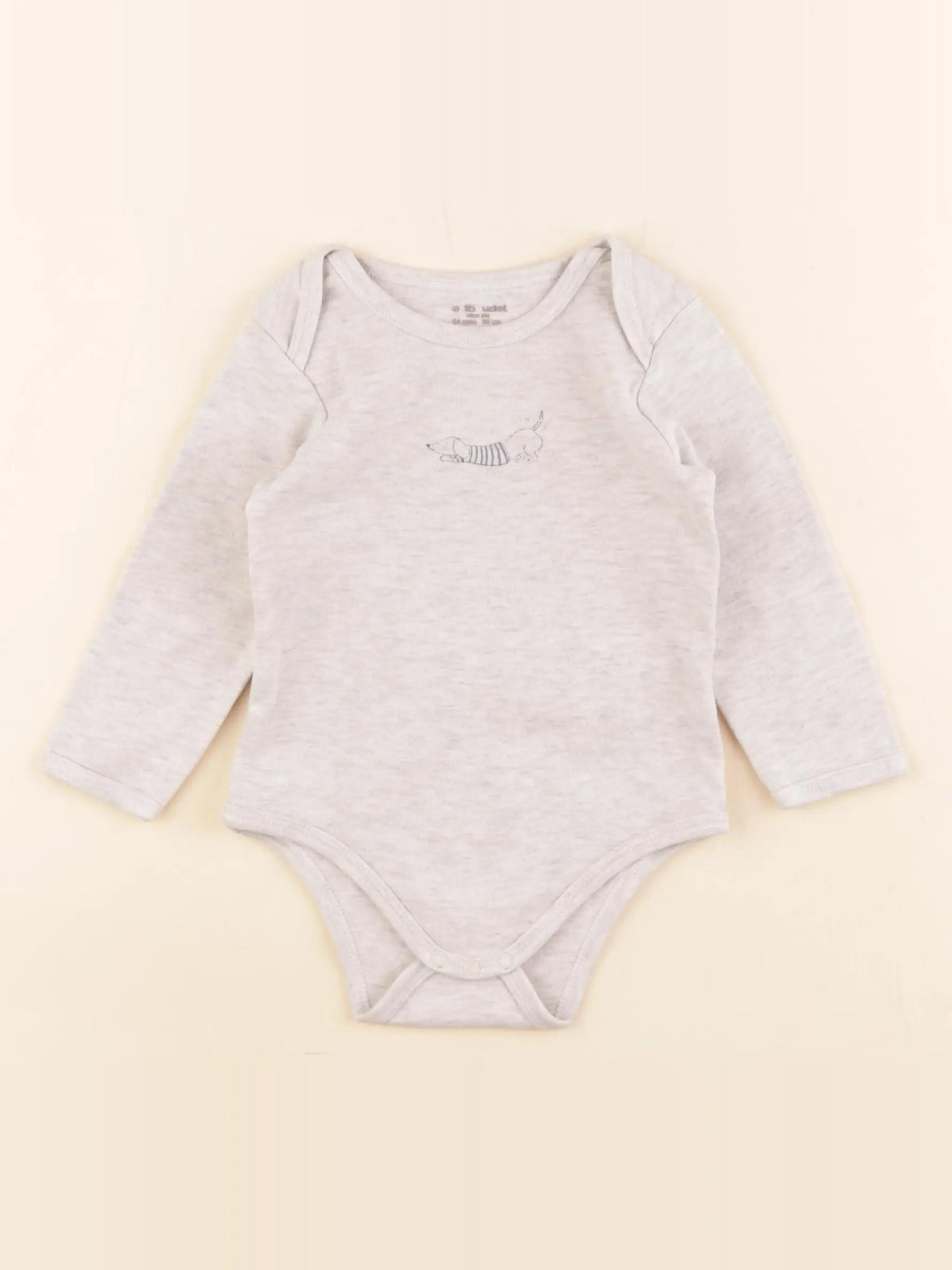 Vertbaudet - body beige - 24 mois