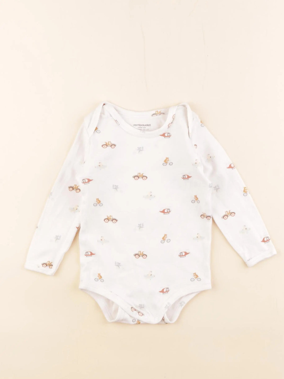 Vertbaudet - body blanc - 18 mois
