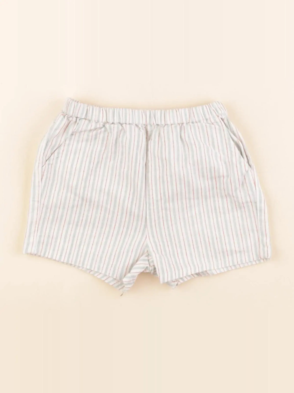 Mango - short beige, vert - 6/9 mois