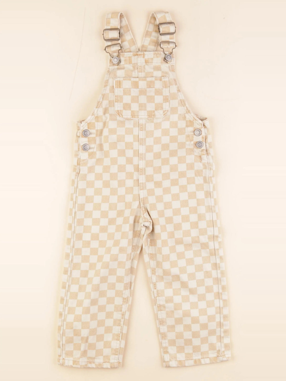 Vertbaudet - salopette beige, jaune - 3 ans