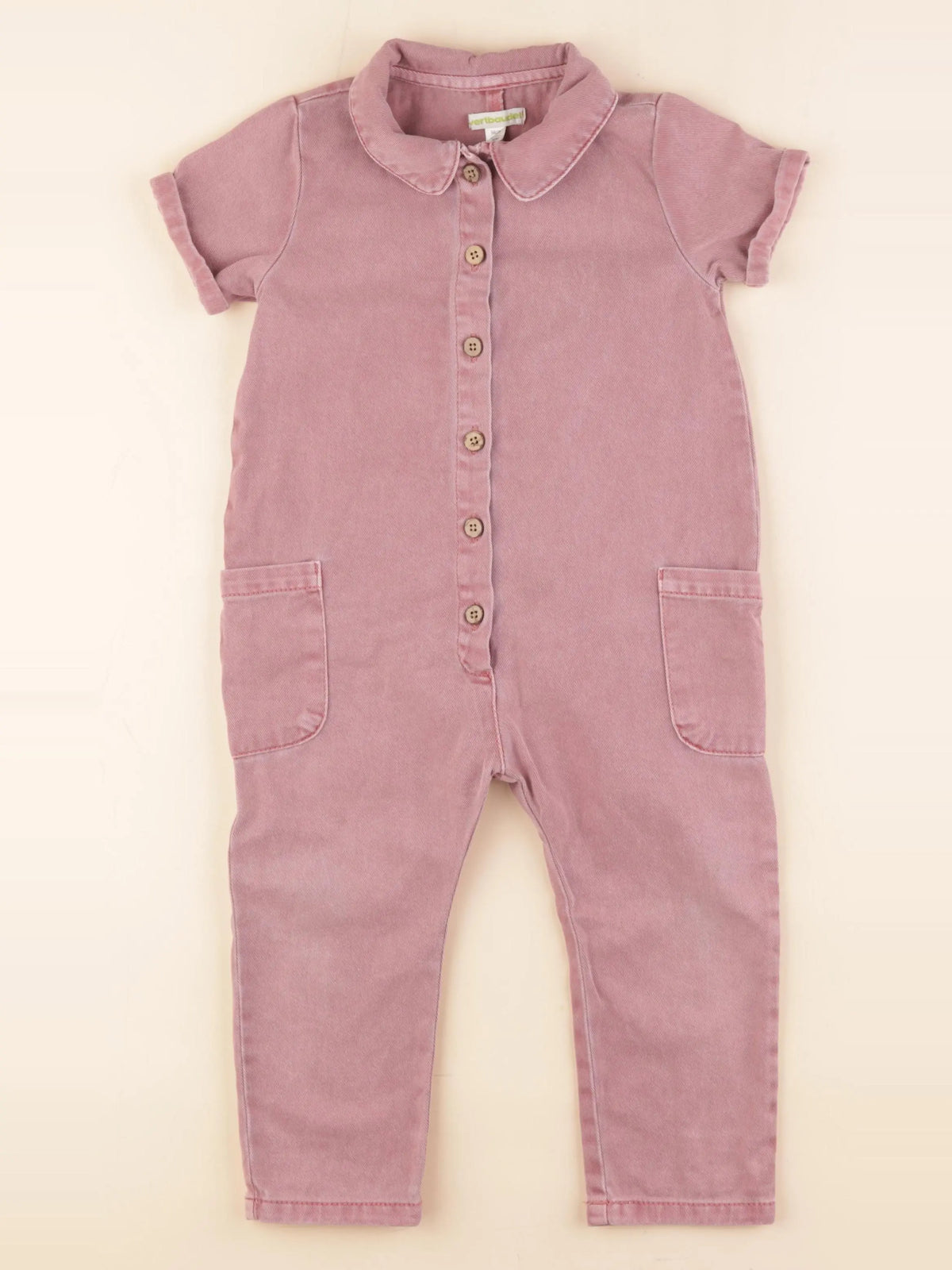Vertbaudet - combinaison rose - 36 mois