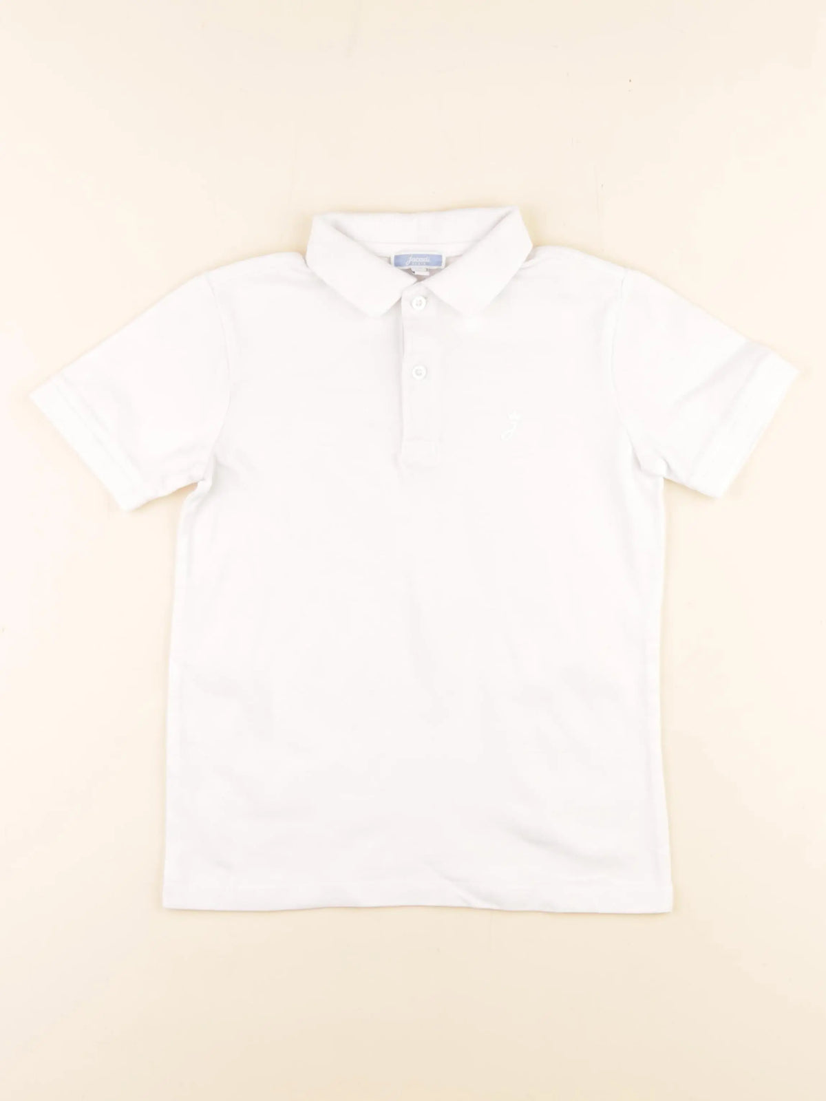 Jacadi - polo blanc - 8 ans