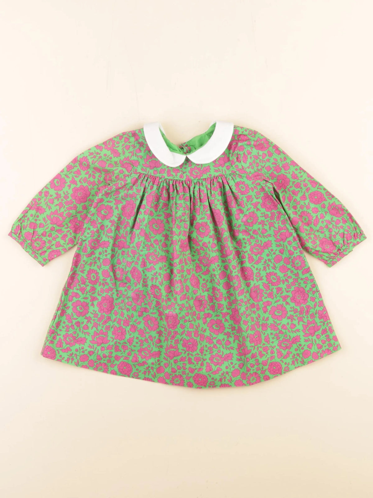 Jacadi - robe vert - 12 mois