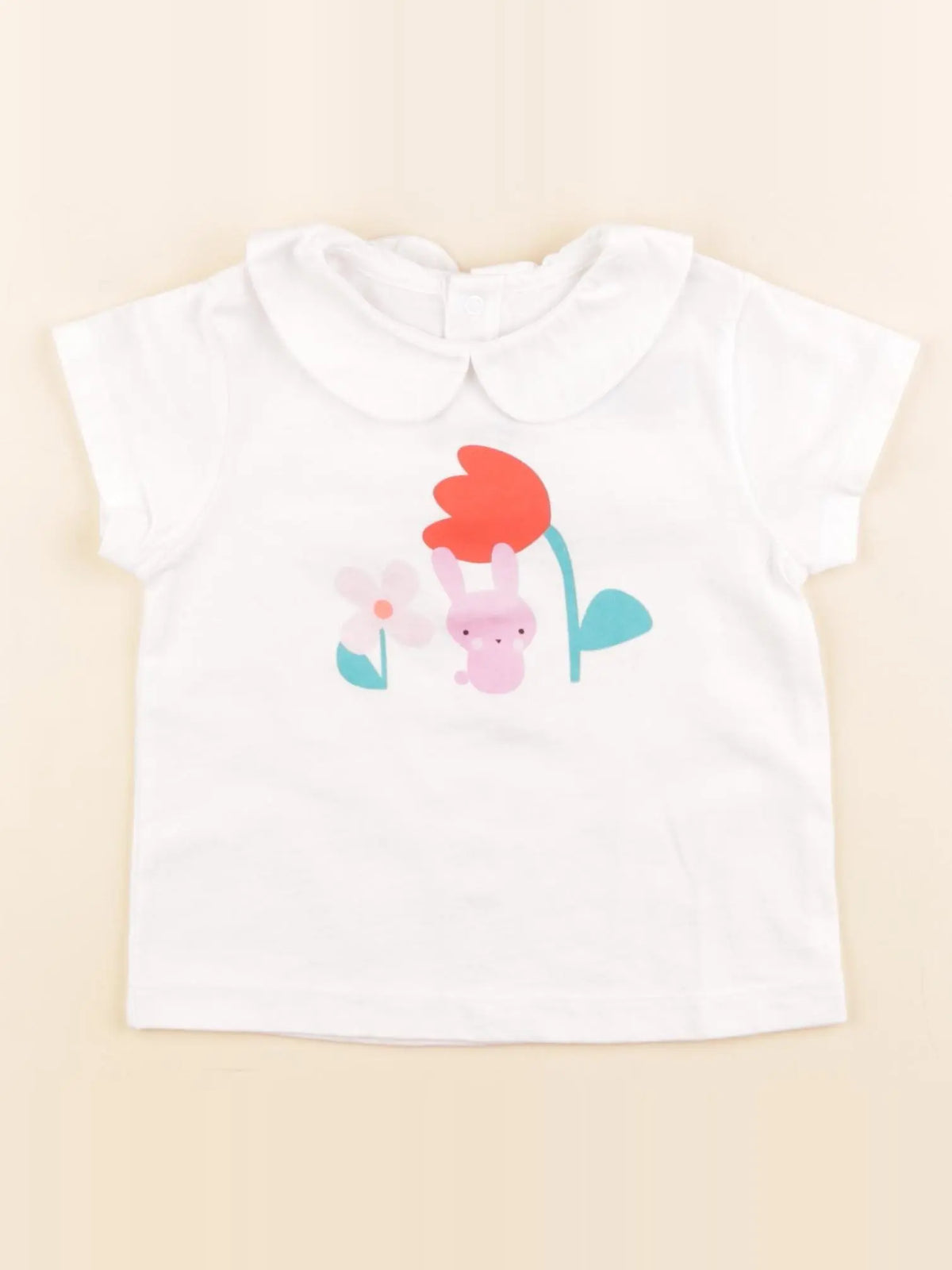 Jacadi - tee-shirt blanc - 24 mois