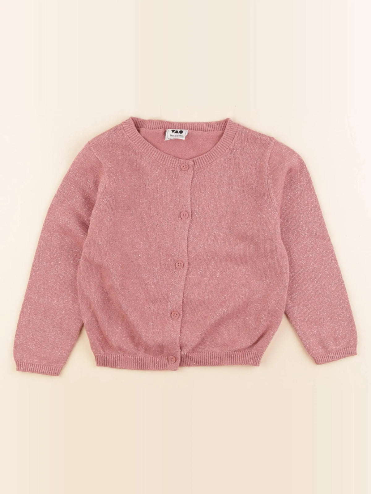 Tape à l'oeil - gilet rose - 2/3 ans