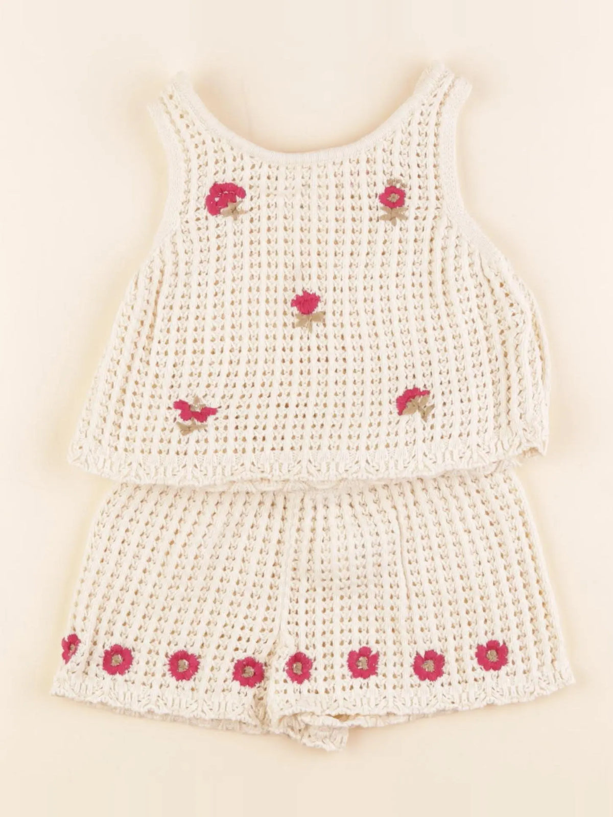Zara - ensemble beige - 18 mois