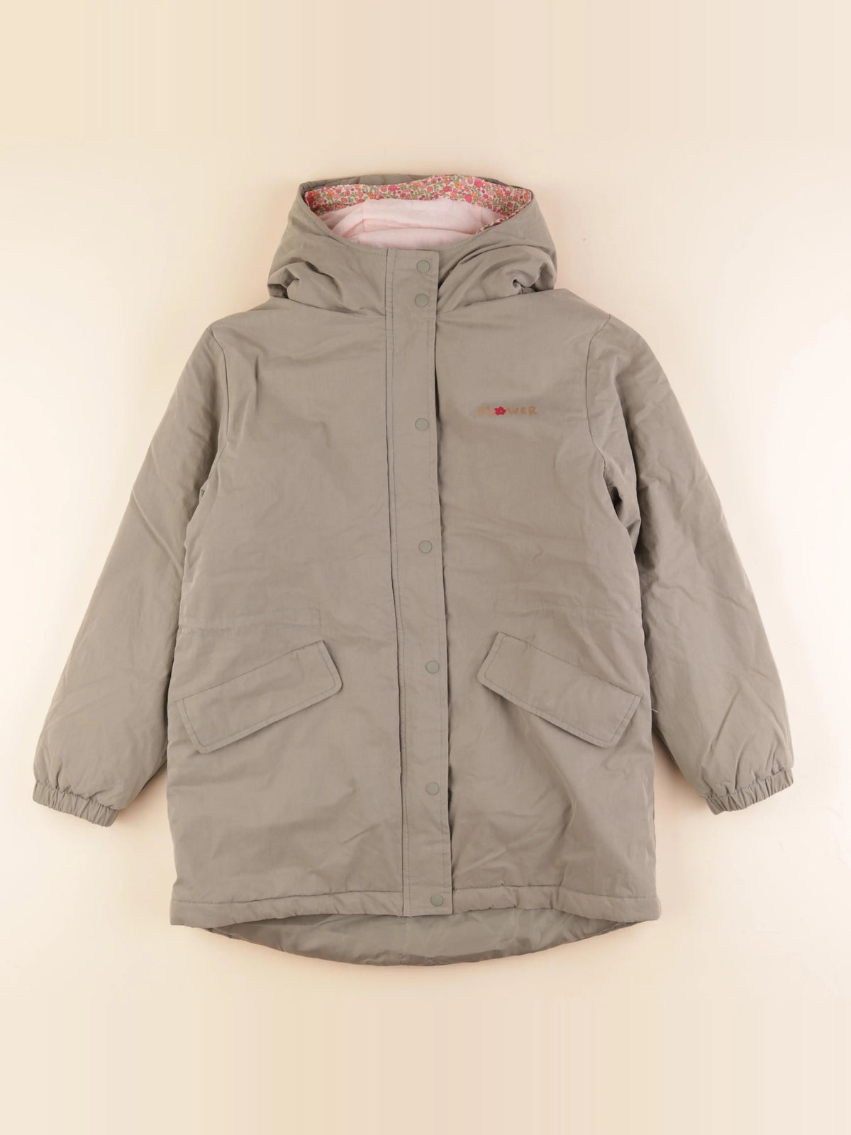 Vertbaudet - manteau vert - 14 ans