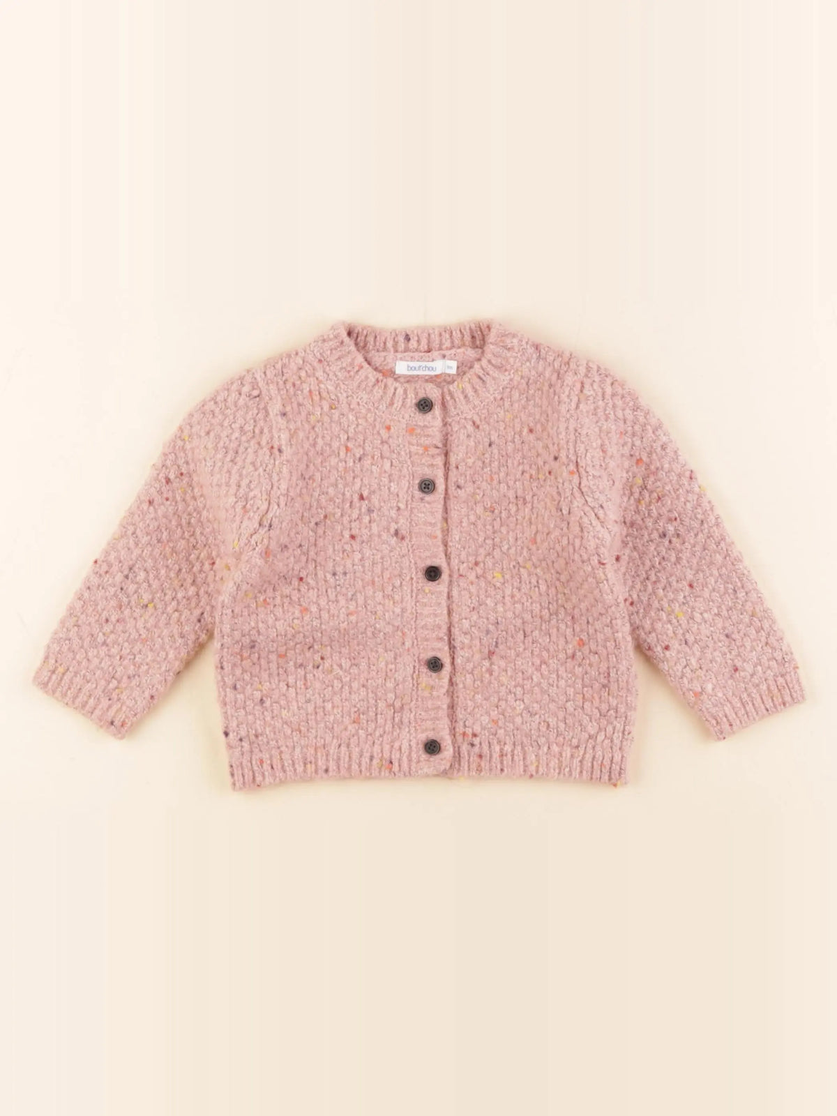 Boutchou - gilet rose - 9 mois