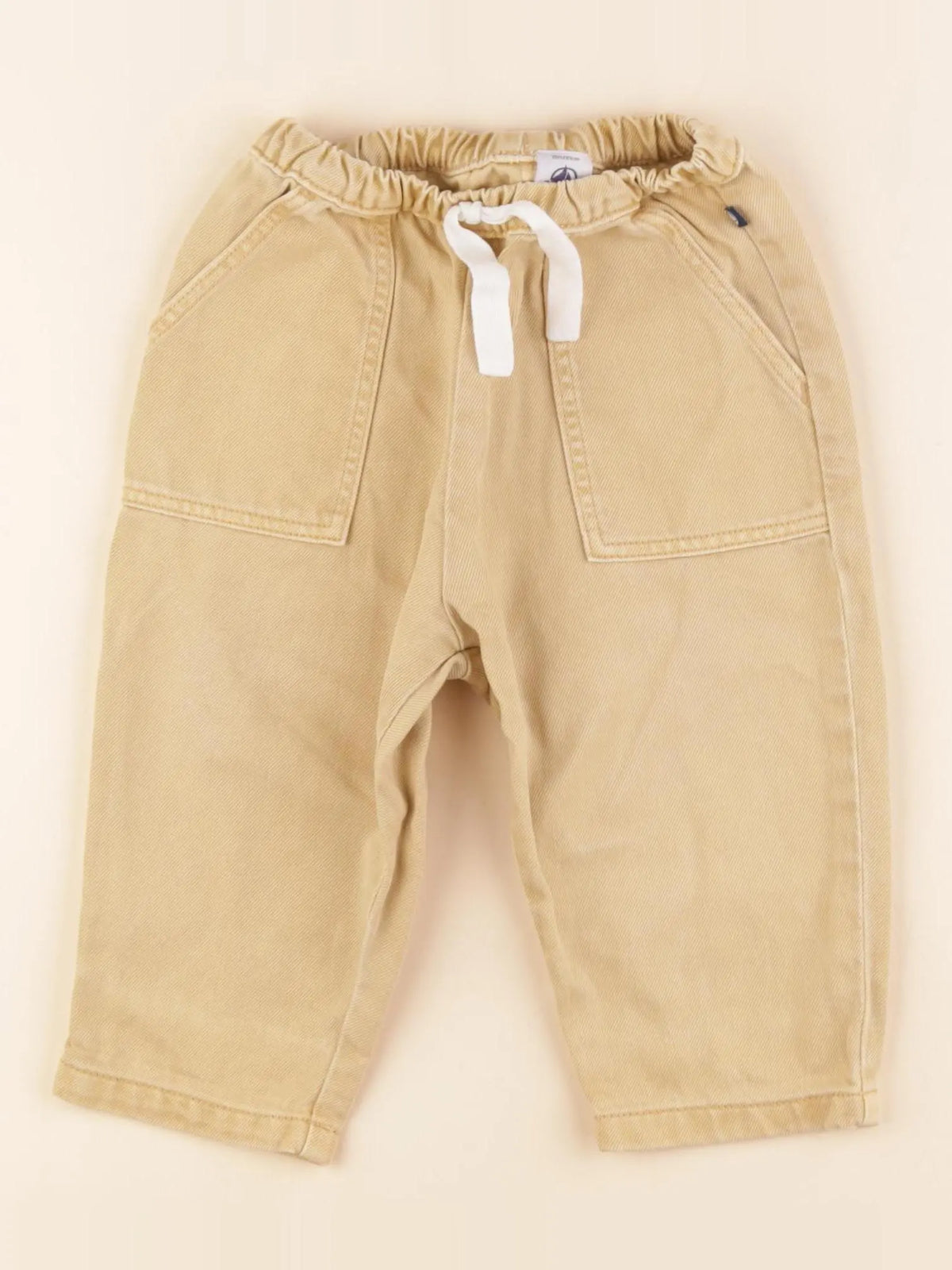 Petit Bateau - pantalon jaune - 18 mois