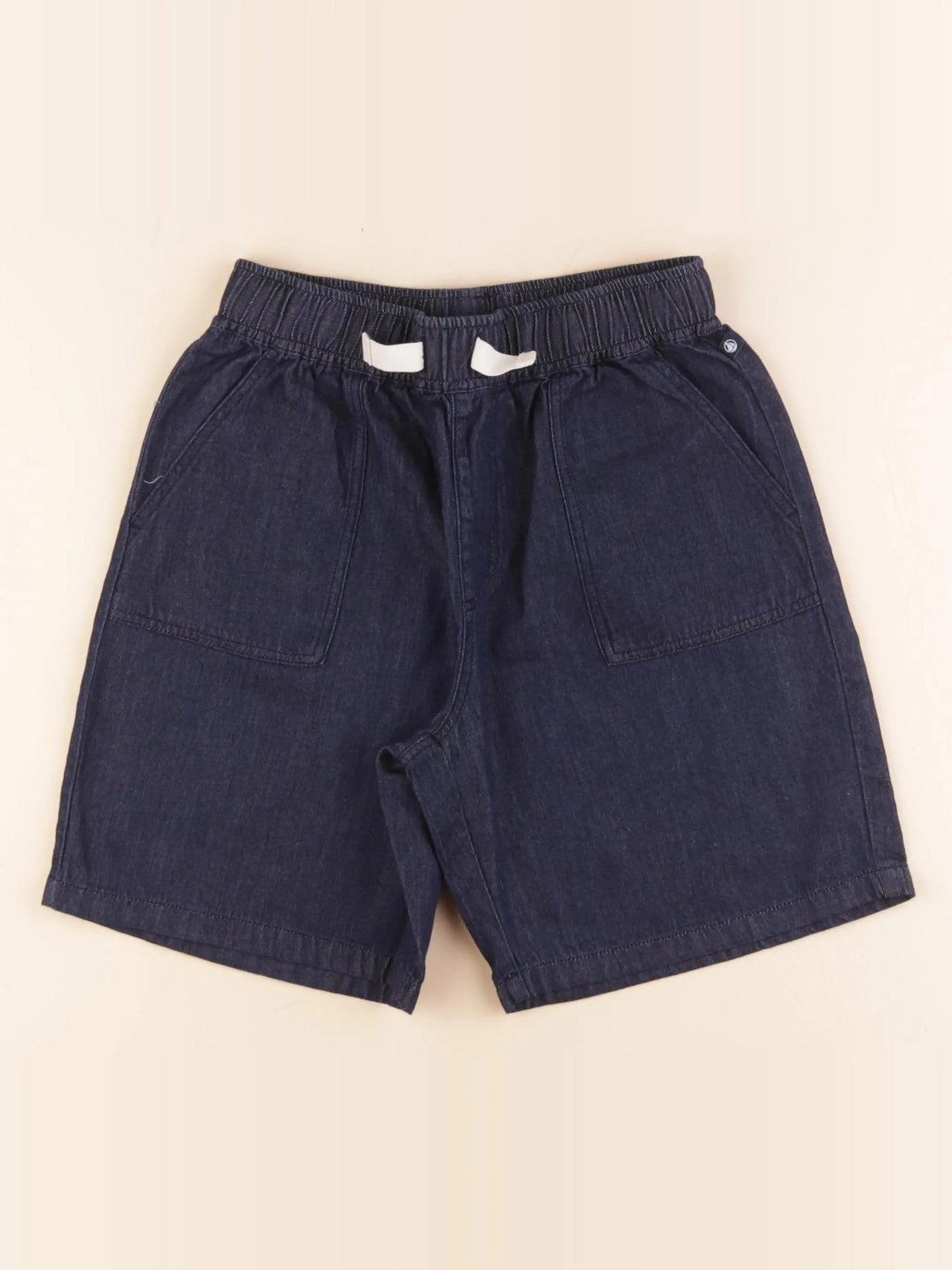 Petit Bateau - short bleu - 10 ans