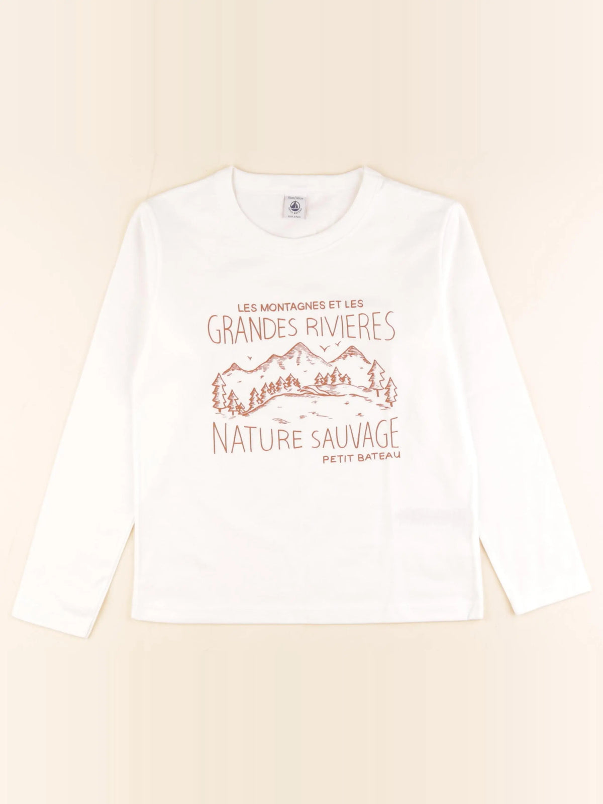 Petit Bateau - tee-shirt blanc - 10 ans