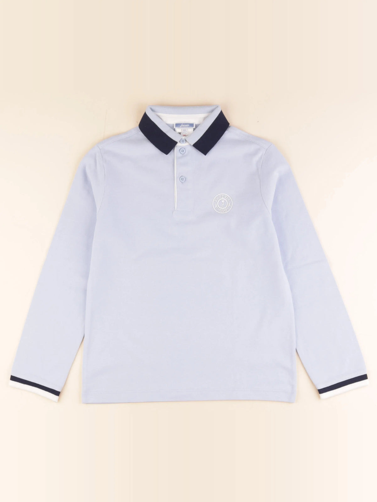 Jacadi - polo bleu - 10 ans