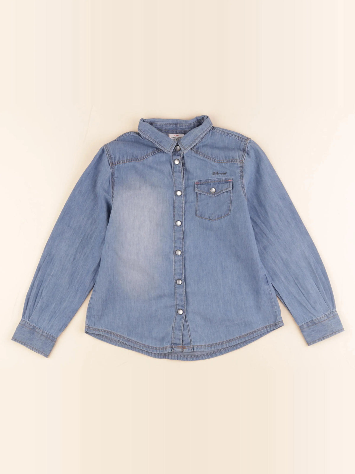 Tape à l'oeil - chemise bleu - 6 ans
