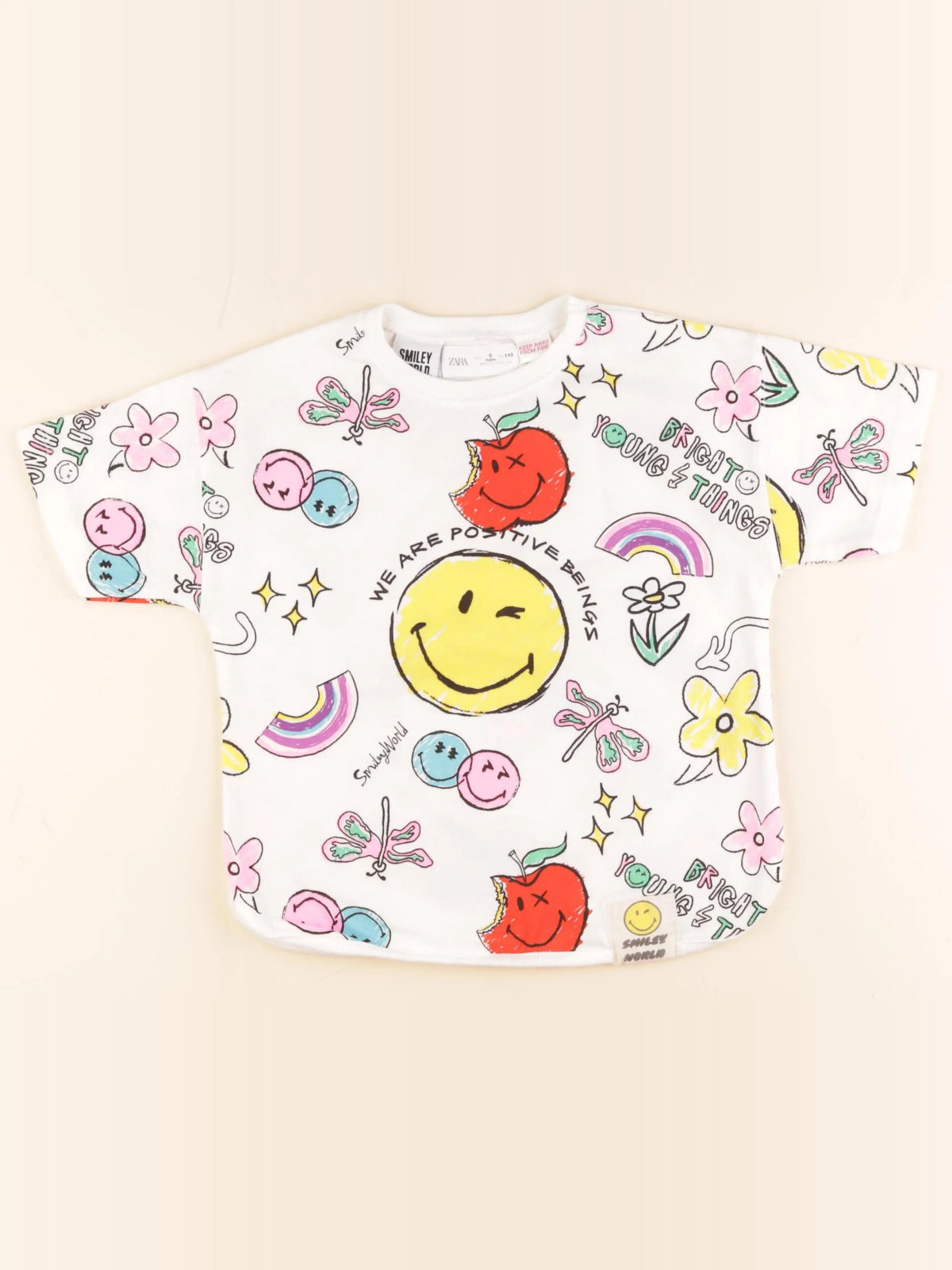 Zara - tee-shirt multicolore - 5 ans
