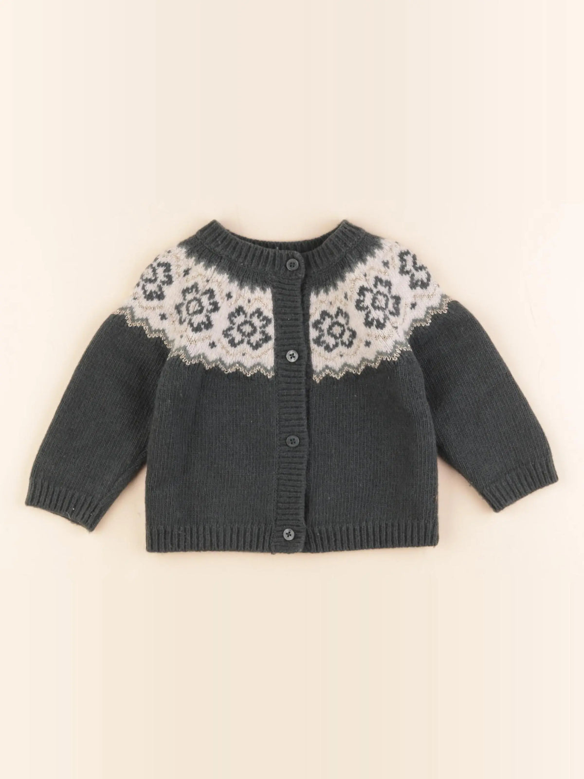 Cyrillus - gilet vert - 12 mois