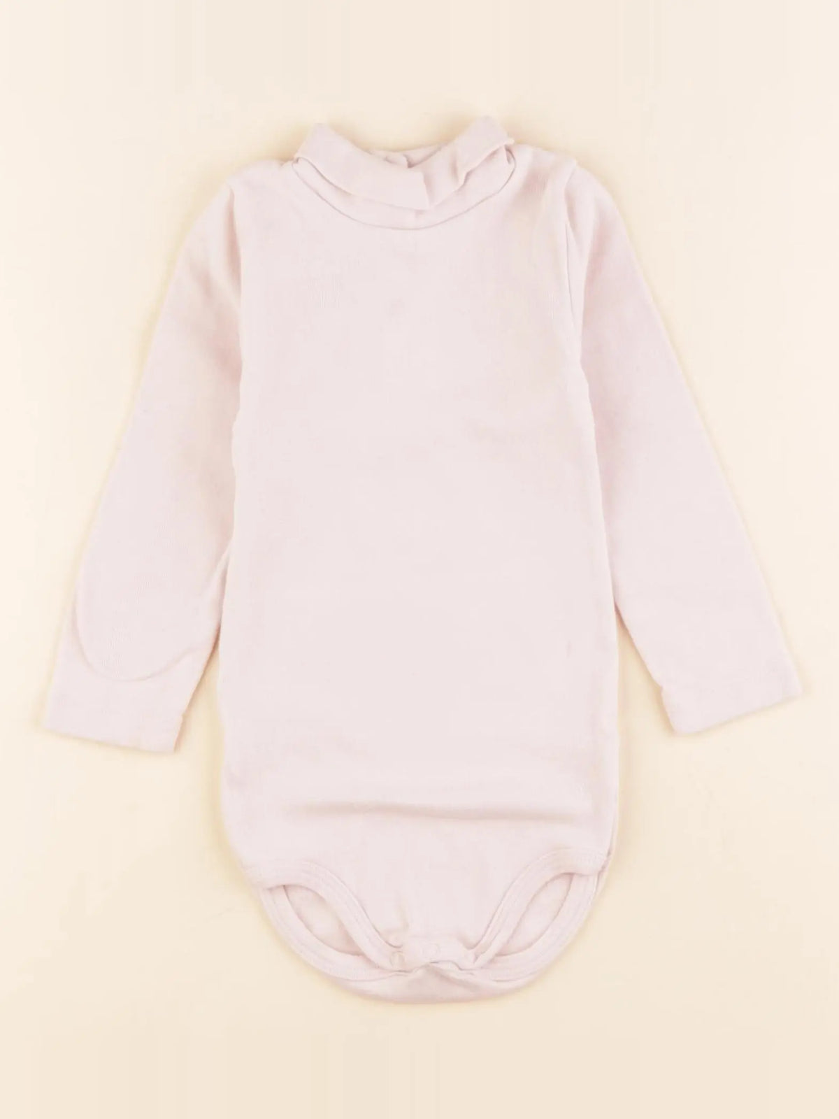 Petit Bateau - body à col rose - 18 mois