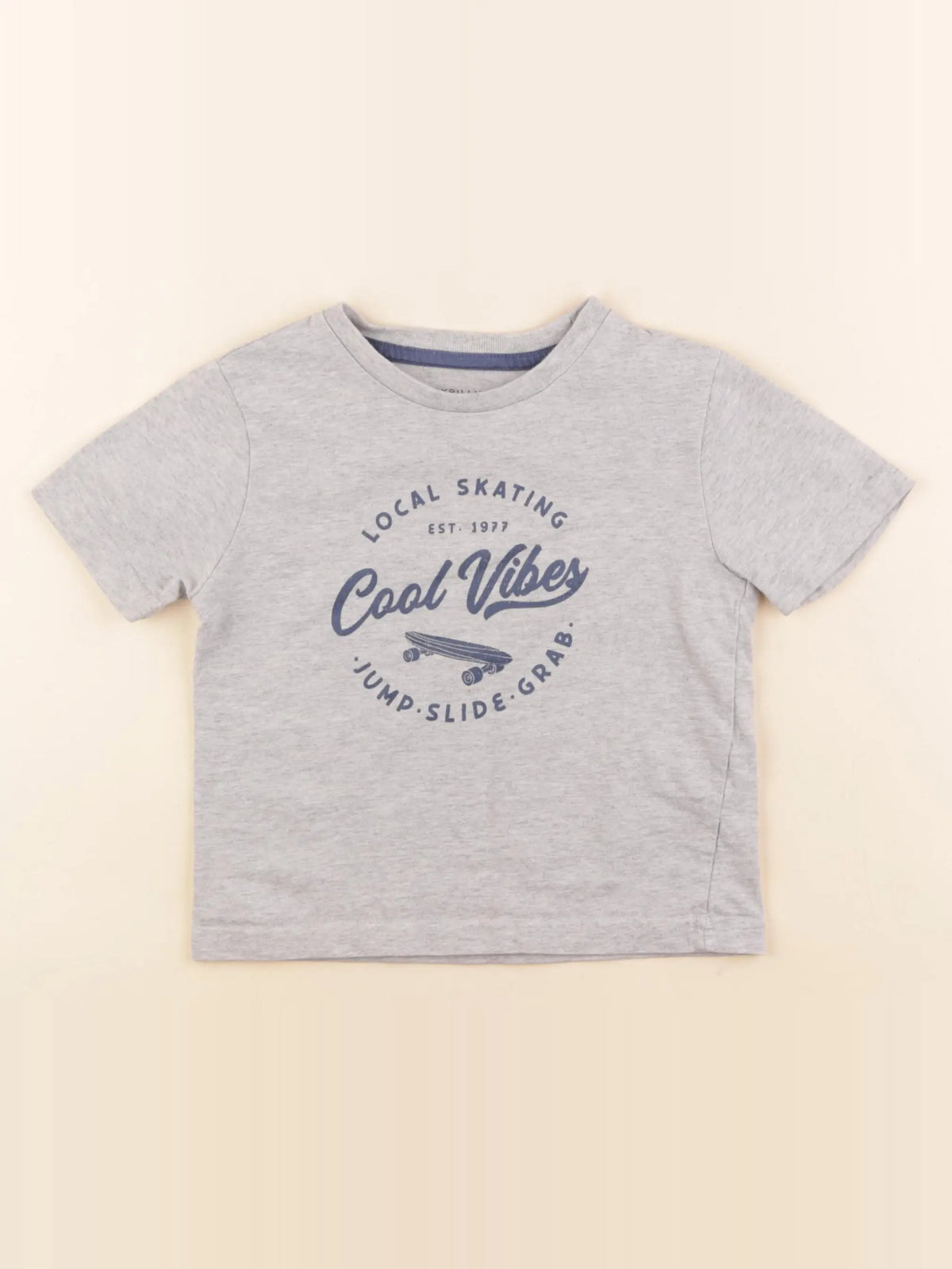 Cyrillus - tee-shirt gris - 4 ans