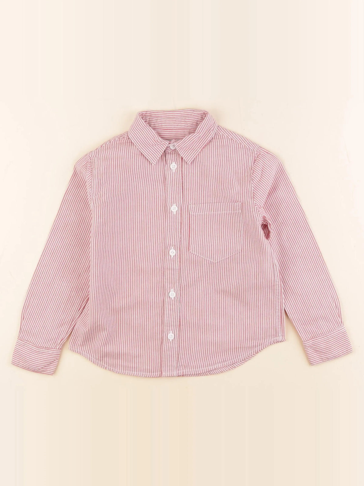 Cyrillus - chemise rouge - 4 ans
