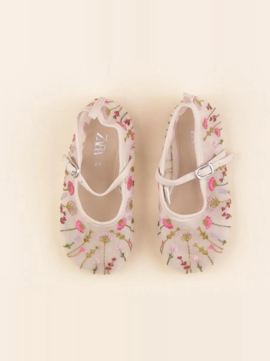 Zara - ballerines beige - pointure 22