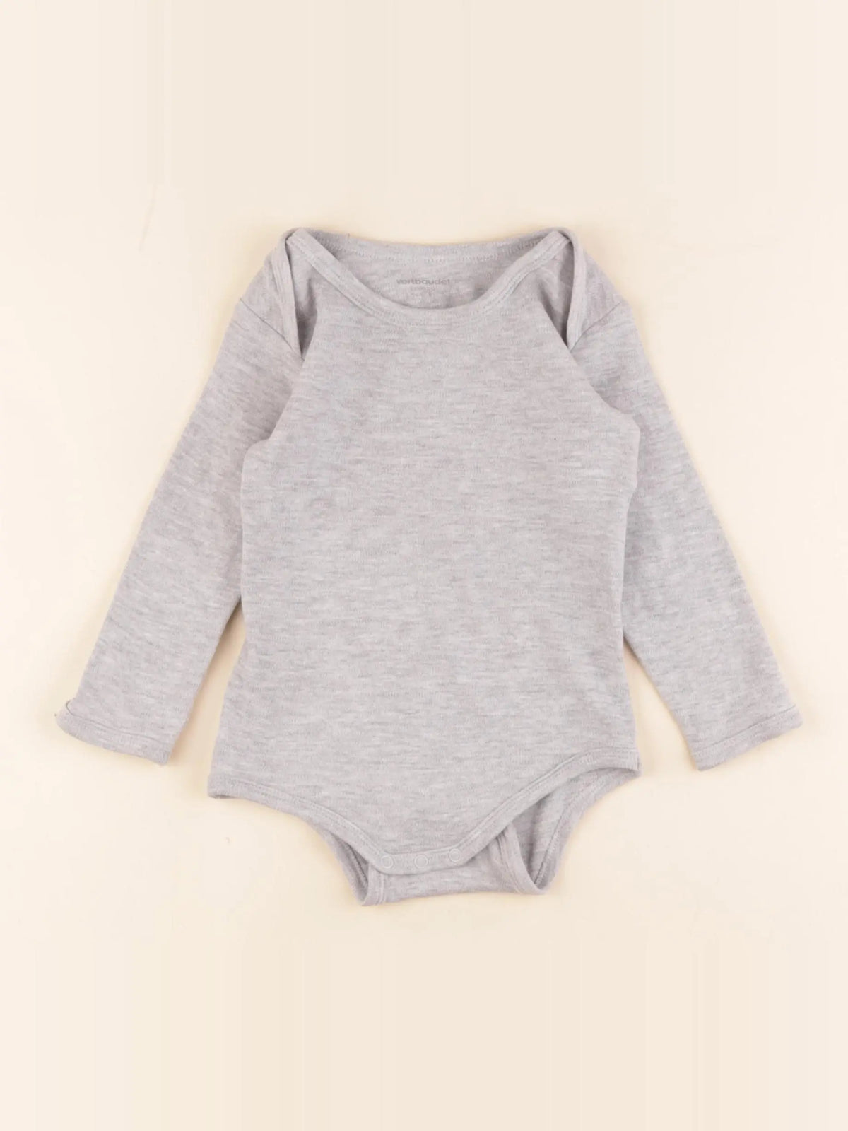 Vertbaudet - body gris - 18 mois