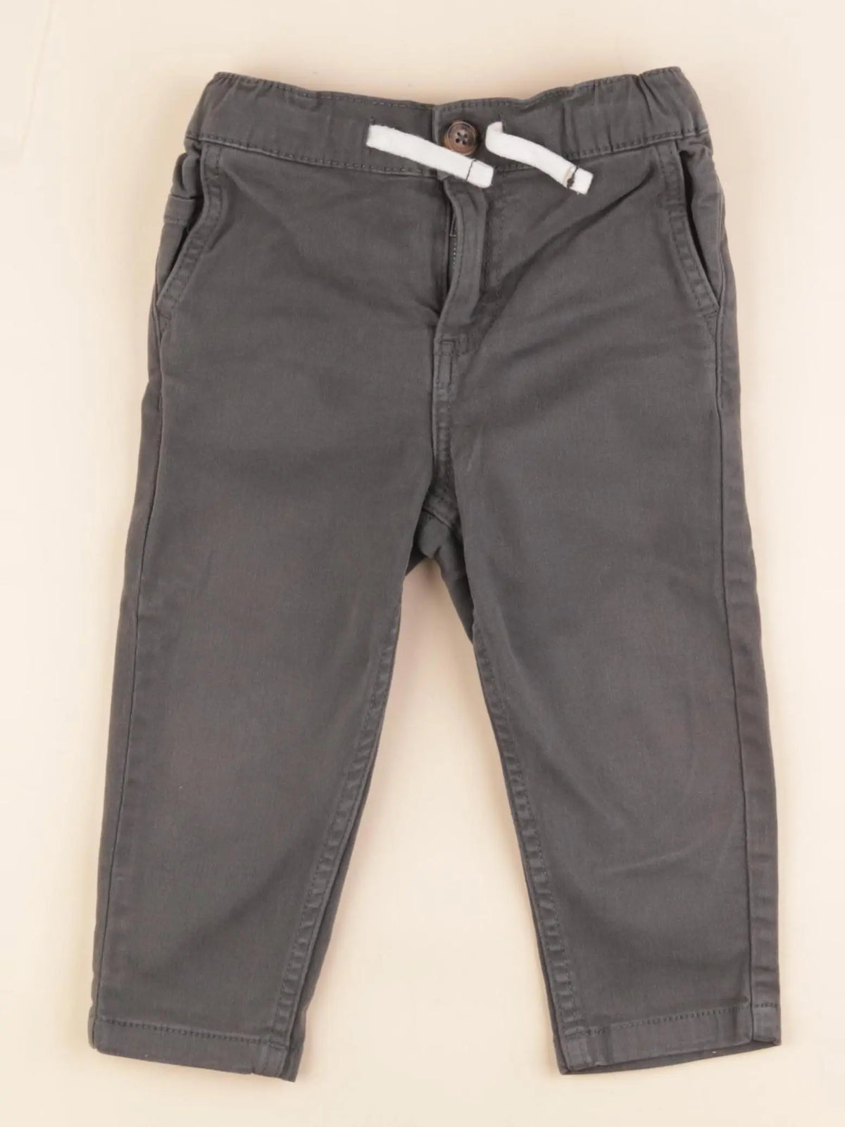 Vertbaudet - pantalon vert - 2 ans