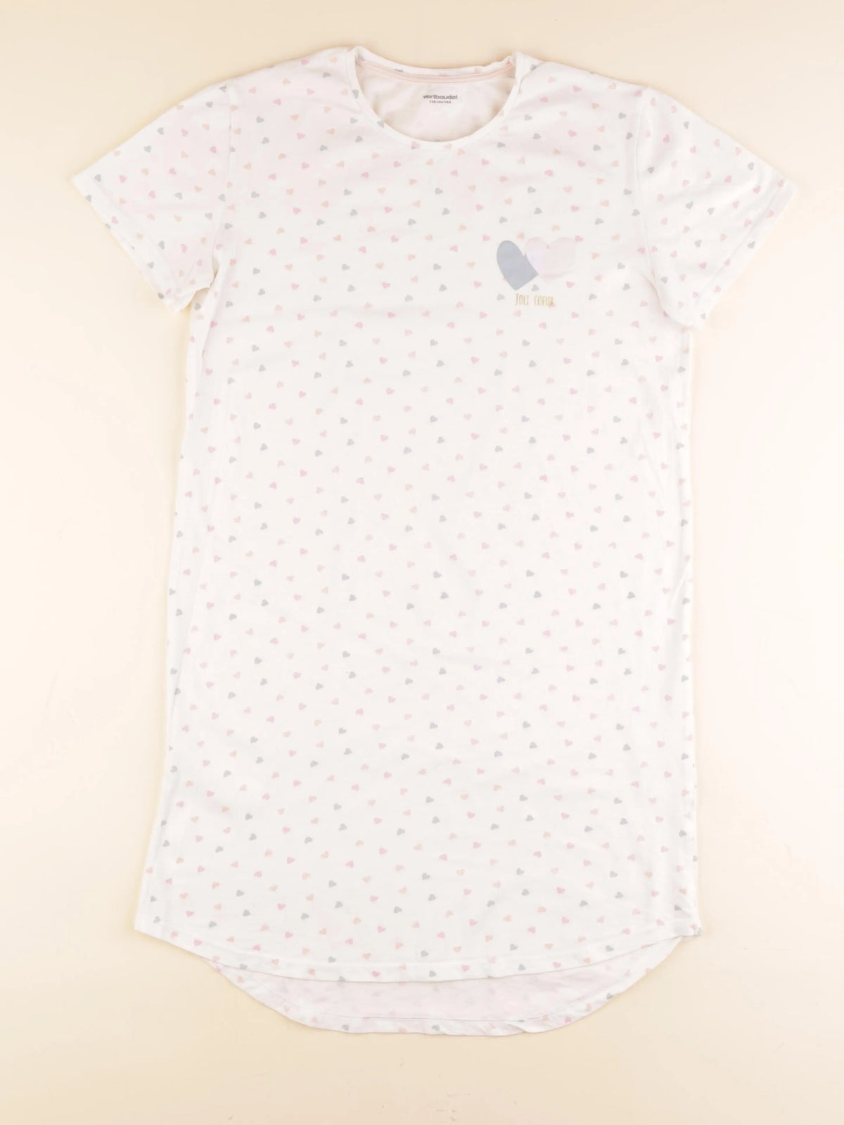 Vertbaudet - chemise de nuit coton multicolore - 14 ans