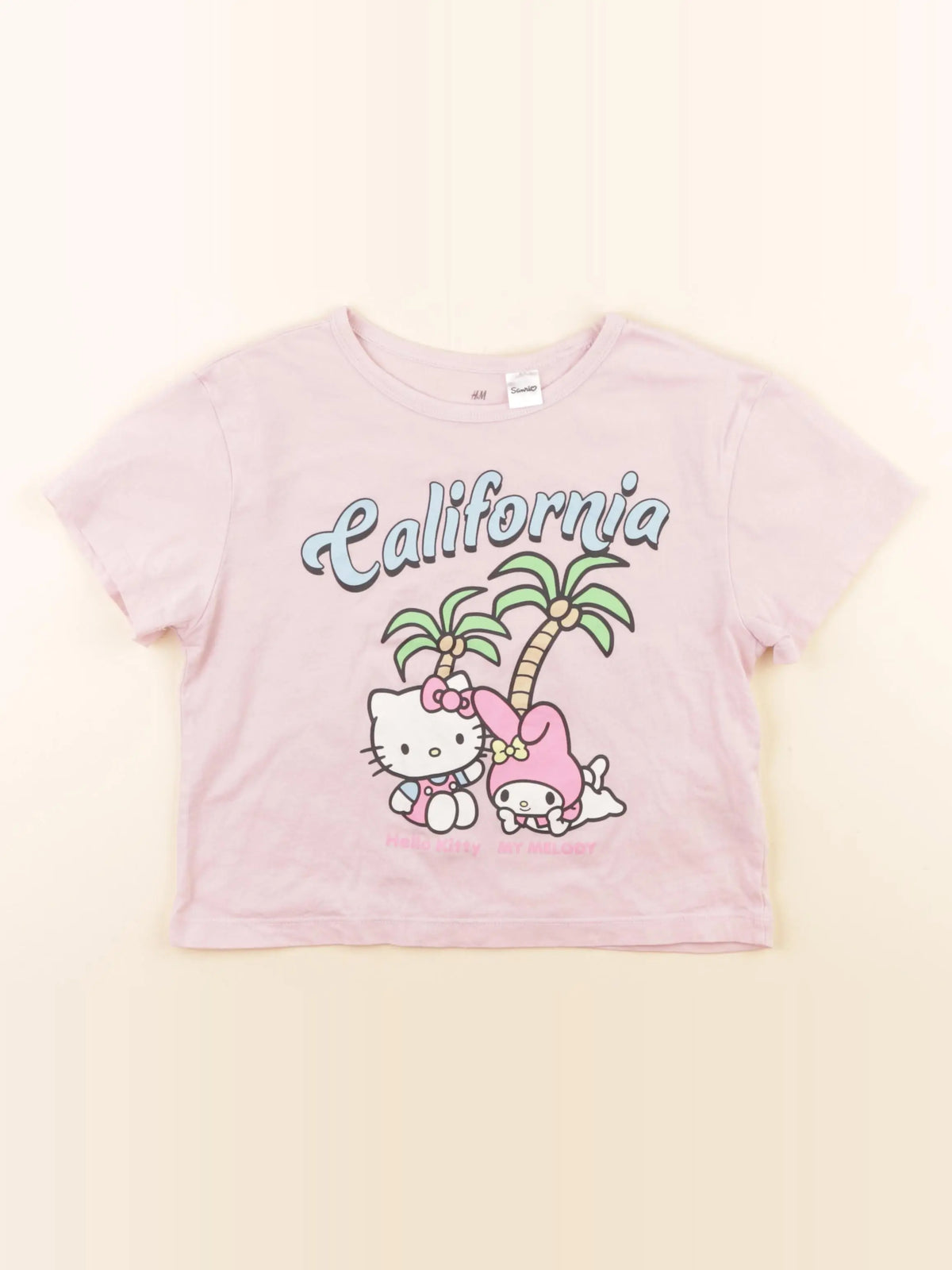 H&M - tee-shirt rose - 4/6 ans