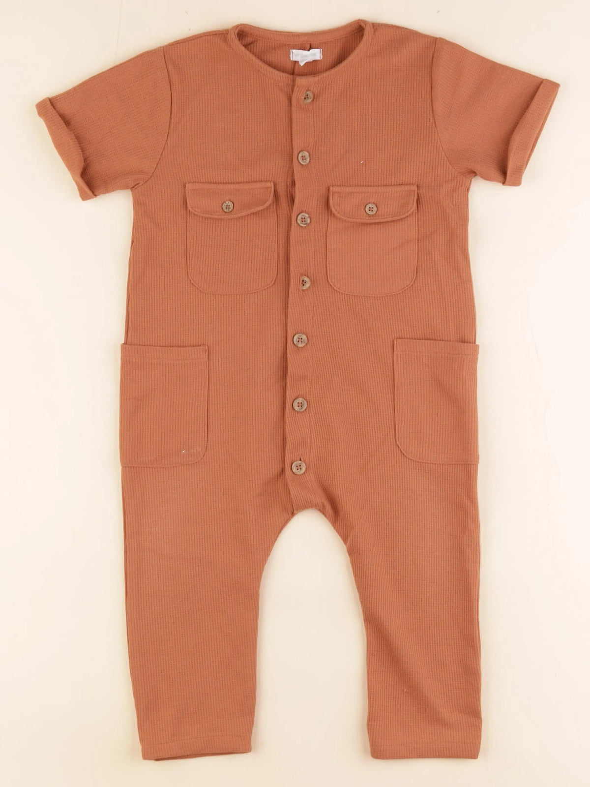 Vertbaudet - combinaison marron - 24 mois