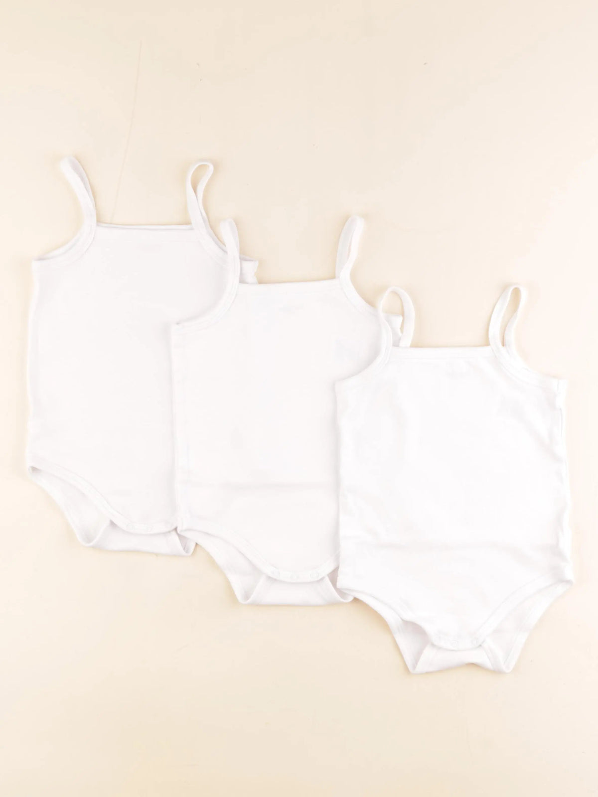 Vertbaudet - lot de 3 bodies en coton blanc - 3 ans
