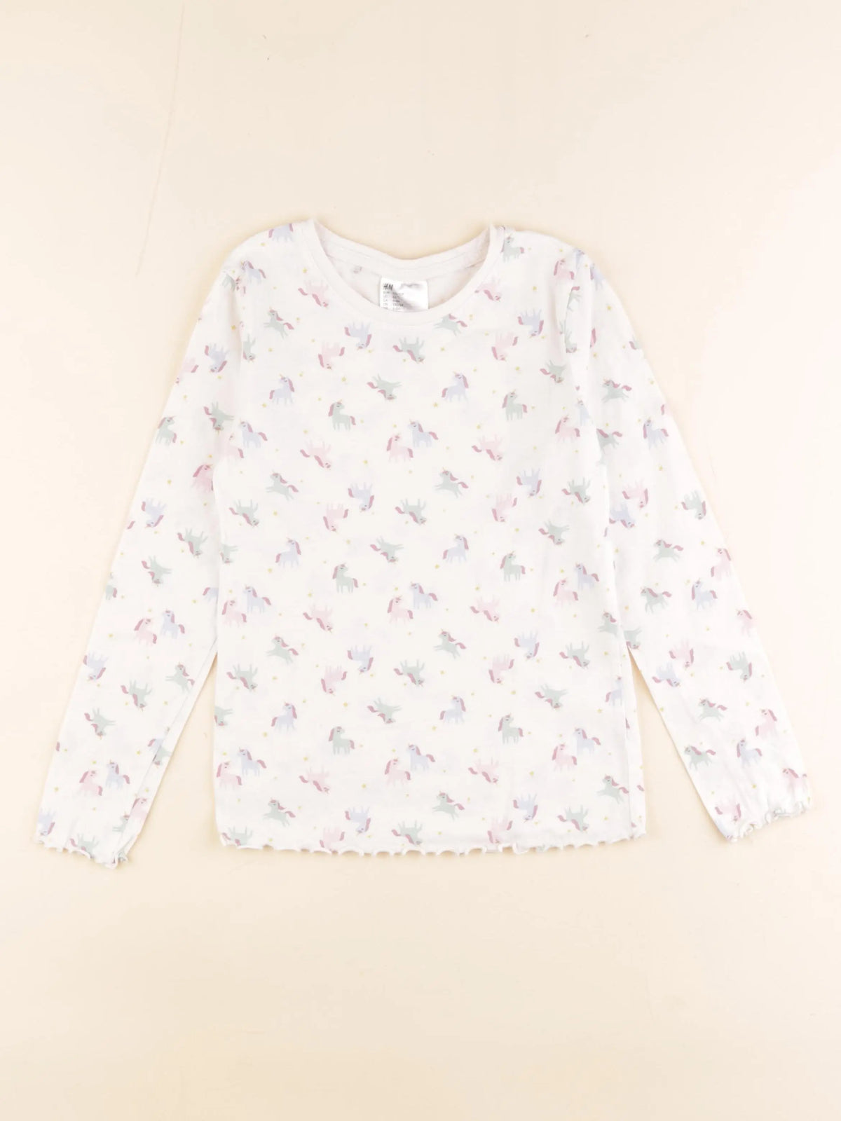 H&M - tee-shirt beige, multicolore - 6/8 ans