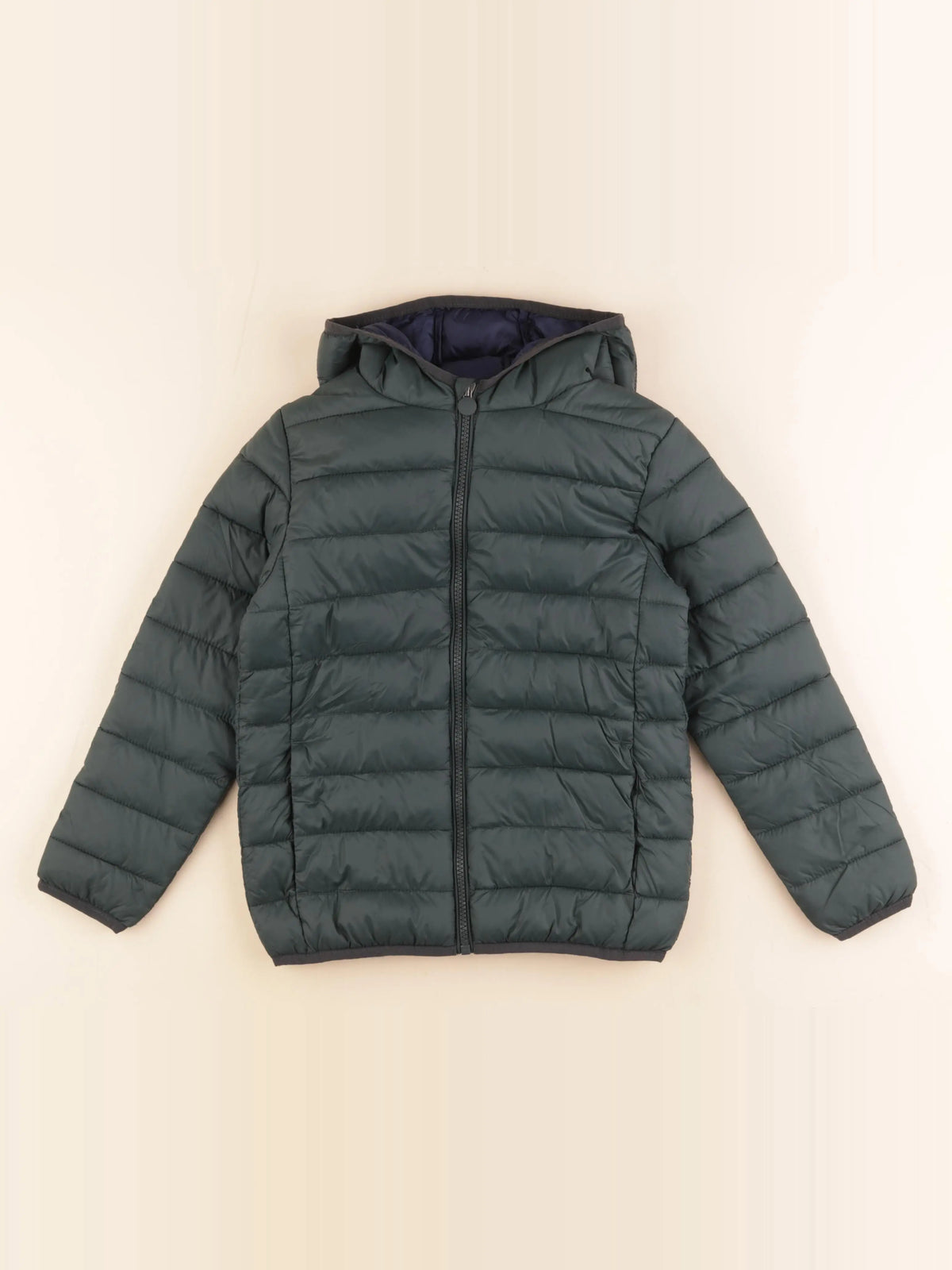 Vertbaudet - doudoune vert - 8 ans