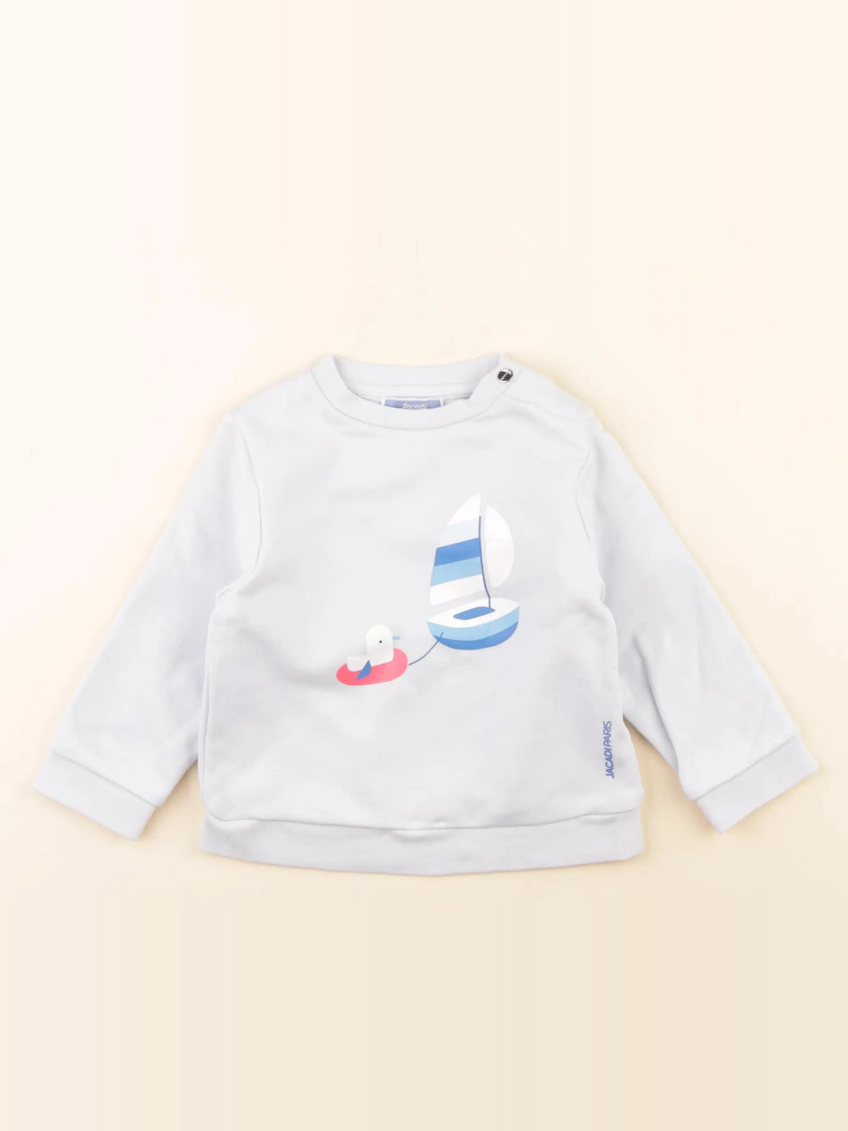Jacadi - sweat bleu - 18 mois