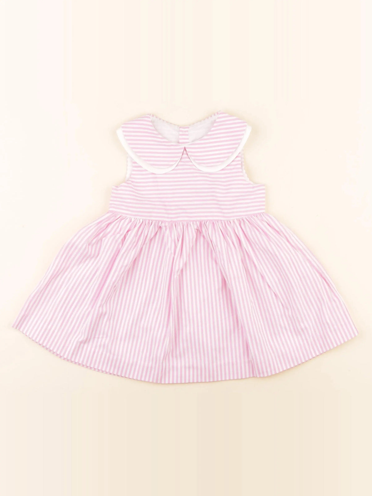 Jacadi - robe rose, blanc - 18 mois