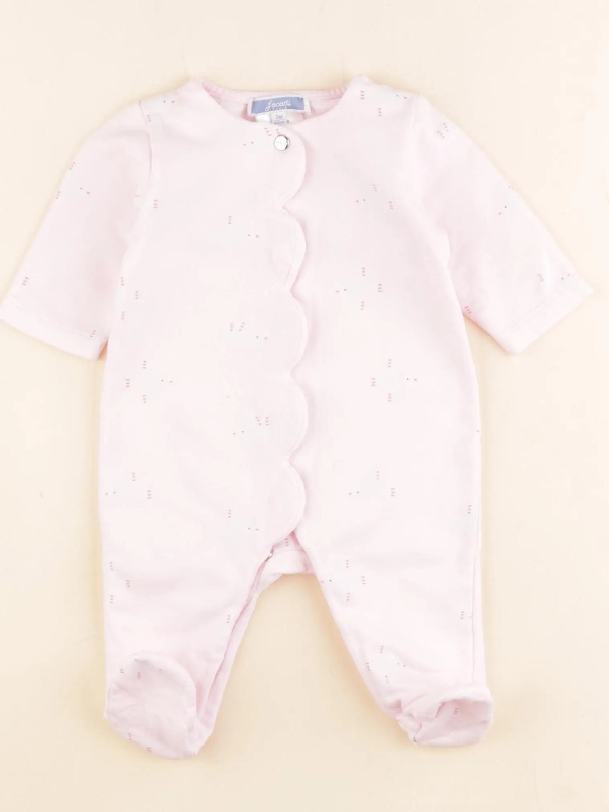 Jacadi - pyjama coton rose - 3 mois