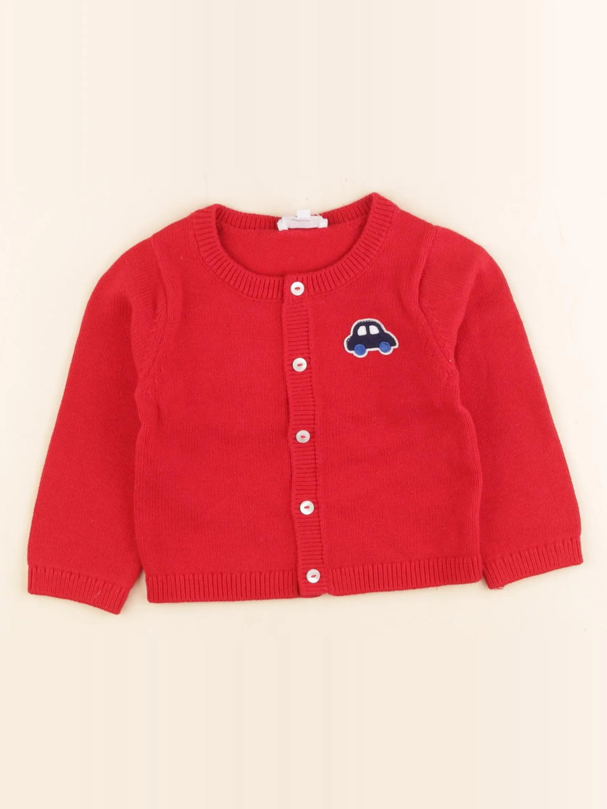 Jacadi - gilet rouge - 18 mois