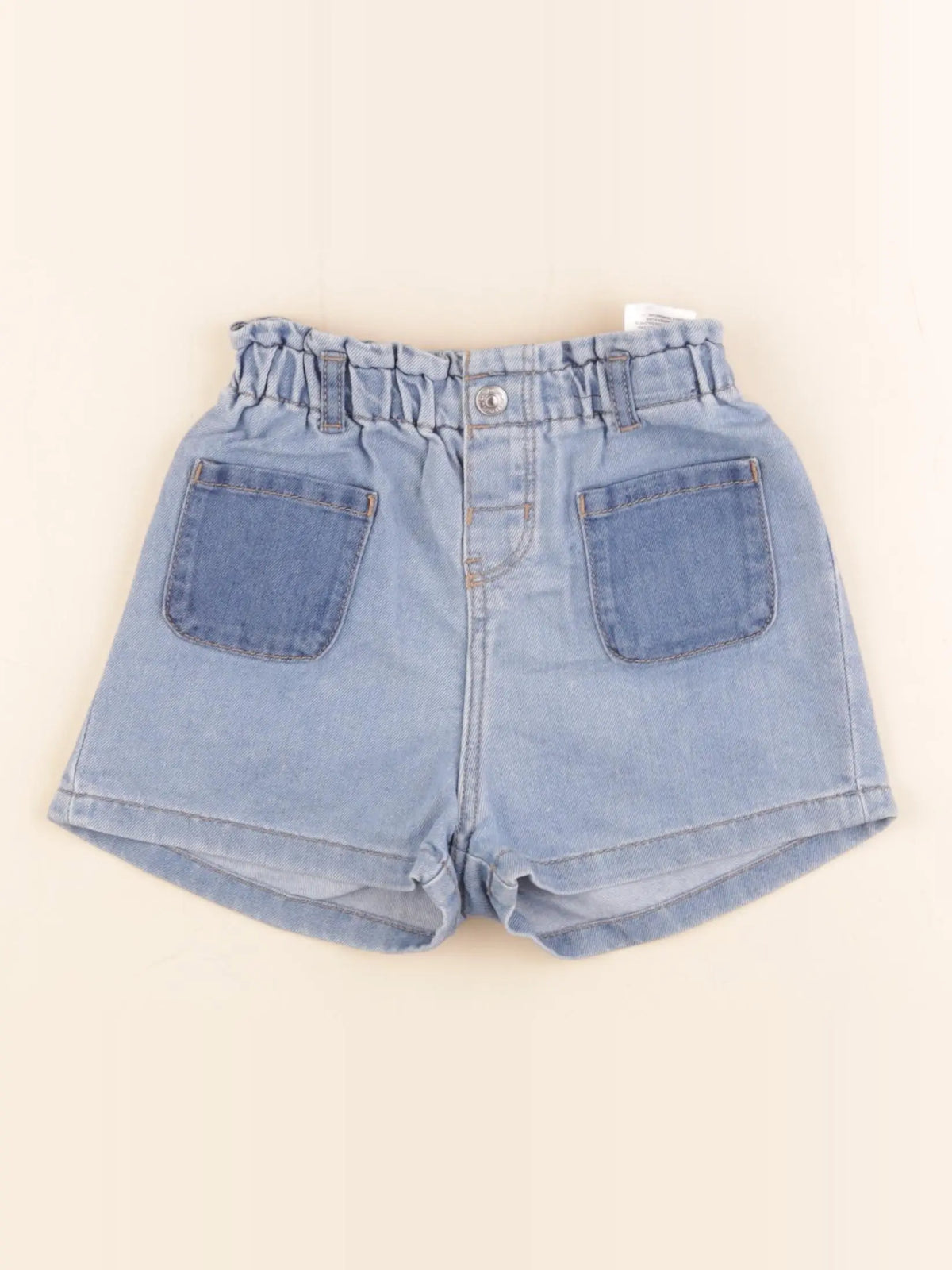 H&M - short bleu - 2 ans