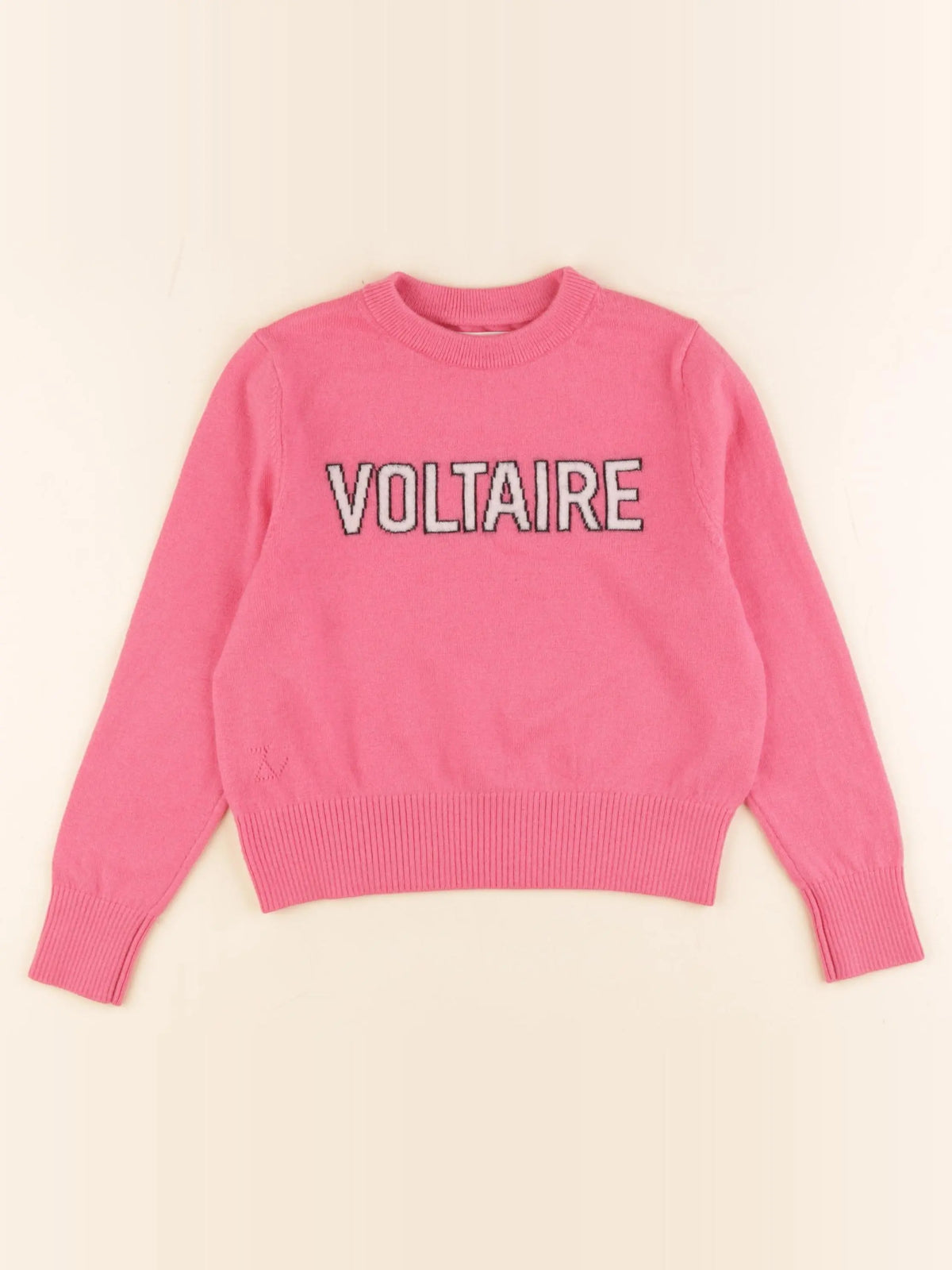 Zadig & Voltaire - pull rose - 6 ans